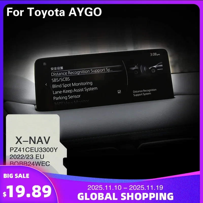 X-NAV Sat Nav 2023 Maps GPS Navigation Europe UK RU 8GB for Toyota AYGO Updat e Maps PZ41C-EU330-0Y Car
X-NAV Sat Nav 2023 Maps GPS Navigation Europe UK RU 8GB for Toyota AYGO Updat e Maps PZ41C-EU330-0Y Car