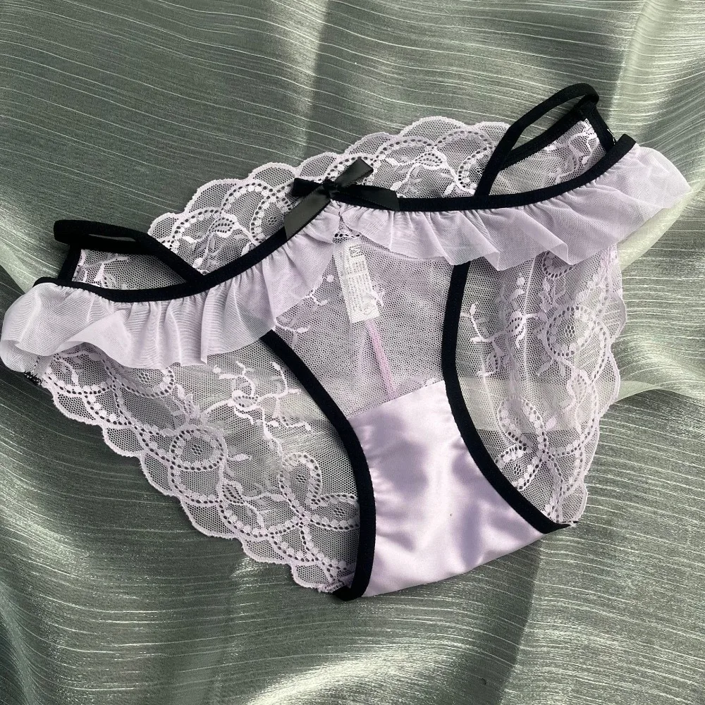 Y2k Sweet Mesh Ruffle Floral Bowknot Panties Lace Hollow Out Female Lingerie Low Waist Cotton Crotch Underpants Girl
Y2k Sweet Mesh Ruffle Floral Bowknot Panties Lace Hollow Out Female Lingerie Low Waist Cotton Crotch Underpants Girl