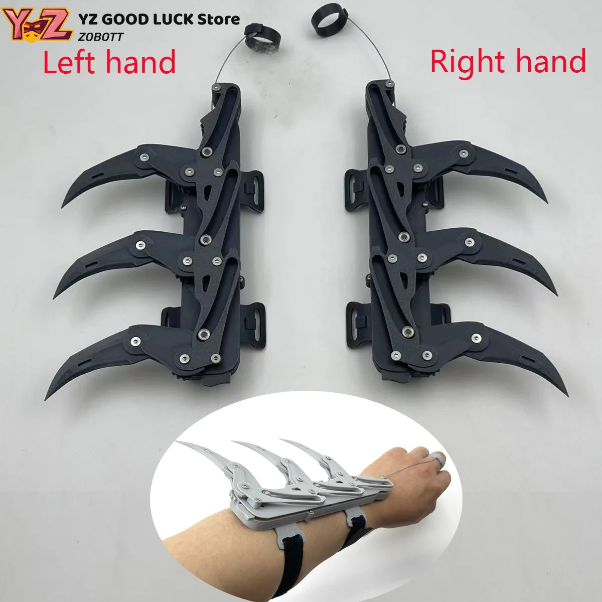 Новый механический коготь на запястье лезвие рукав из ПВХ меч левая и правая рука Хэллоуин одежда реквизит крутой стиль рукав меч
Новый механический коготь на запястье лезвие рукав из ПВХ меч левая и правая рука Хэллоуин одежда реквизит крутой стиль рукав меч