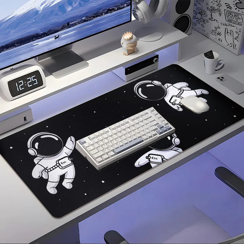 Space-Themed Astronaut Design Mouse Pad Desk Mat Gaming pad Non-Slip Stitched Edge pc accessories Computer mousepads office rug
Space-Themed Astronaut Design Mouse Pad Desk Mat Gaming pad Non-Slip Stitched Edge pc accessories Computer mousepads office rug