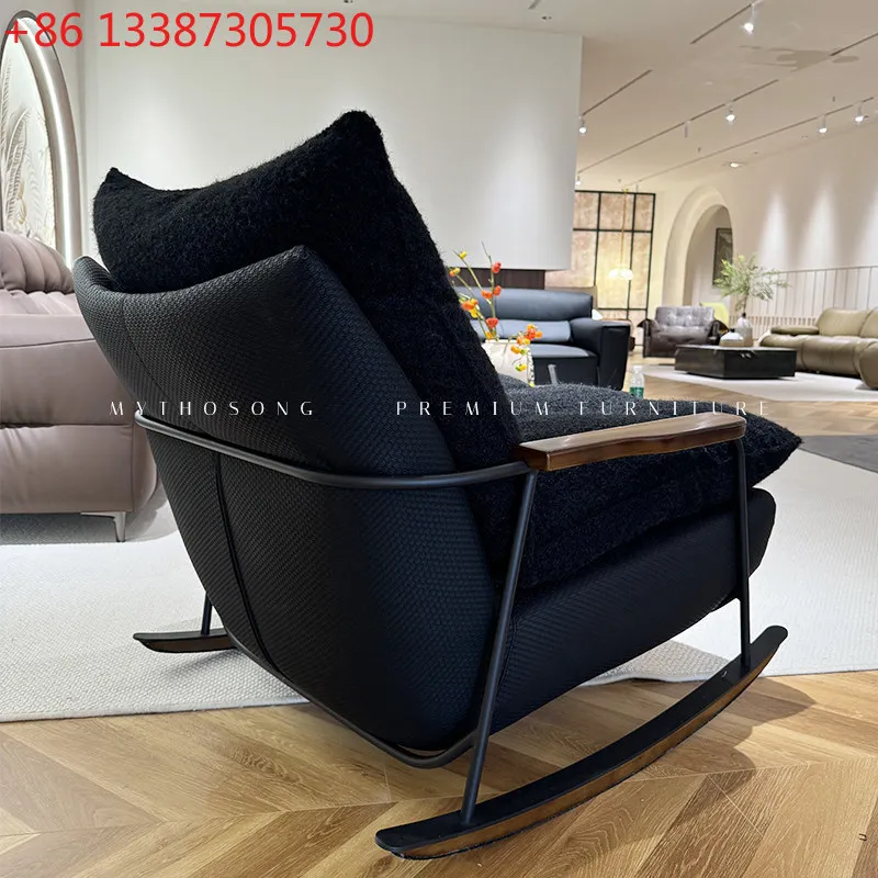 Французское ретро-кресло-качалка из соснового велюра, средневековое одиночное кресло-реклайнер
Французское ретро-кресло-качалка из соснового велюра, средневековое одиночное кресло-реклайнер