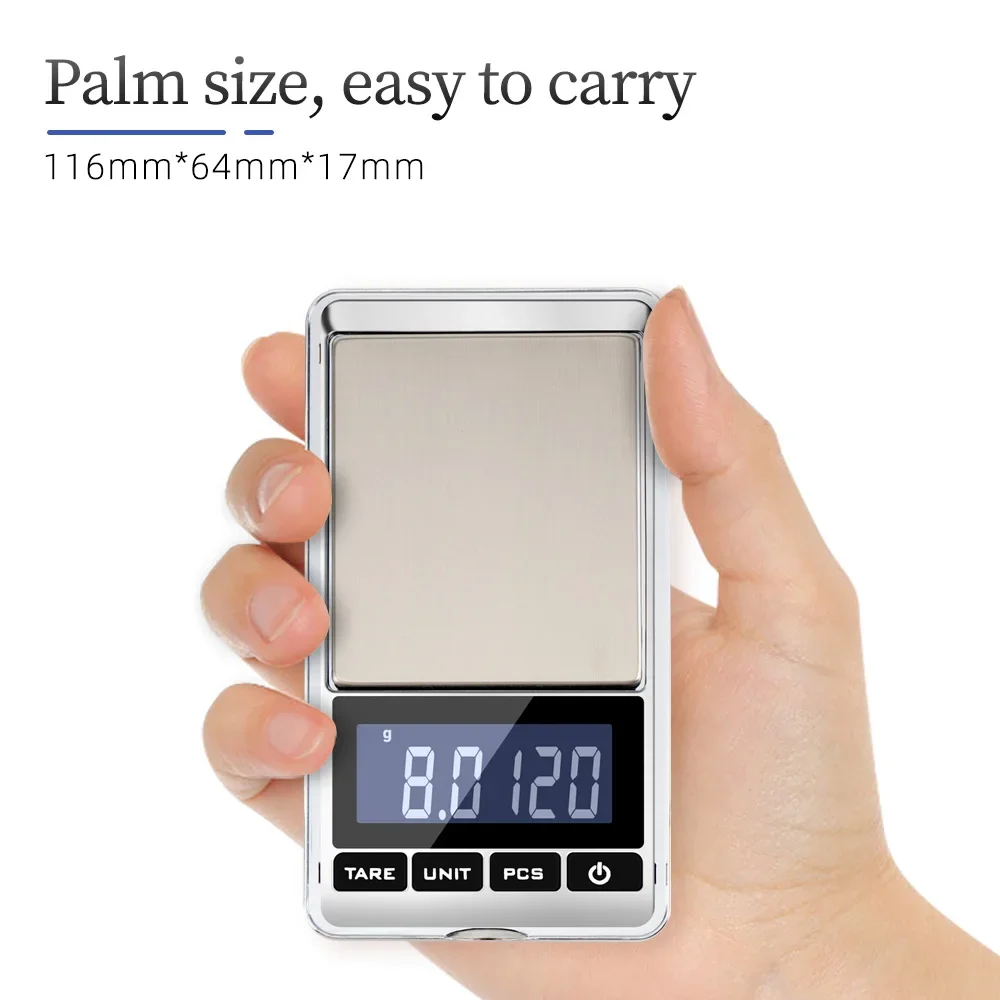 500g/0.01g Portable Mini Jewelry Scale Kitchen Pocket Scale High-precision LED Electronic Scale Herbal Weighing Scale Scale g
500g/0.01g Portable Mini Jewelry Scale Kitchen Pocket Scale High-precision LED Electronic Scale Herbal Weighing Scale Scale g