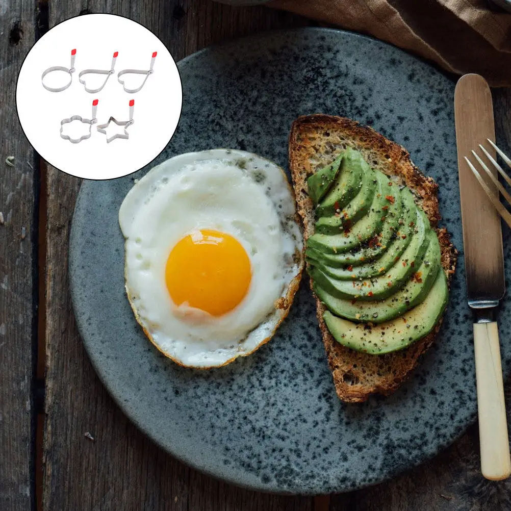5Pcs Heat-Resistant Egg Frying Ring Mold Reusable Non-Stick Omelette Molding Tool for Home Restaurant Hotel Breakfast Prep
5Pcs Heat-Resistant Egg Frying Ring Mold Reusable Non-Stick Omelette Molding Tool for Home Restaurant Hotel Breakfast Prep