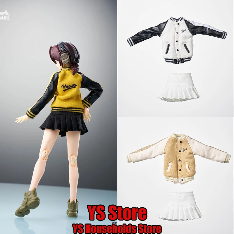 HASUKI CS014 1/12 Mobile Suit Girl Mini Baseball Sport Clothes Set Casual Jacket Jk Short Skirt Accessory For 6" Figurine Body
HASUKI CS014 1/12 Mobile Suit Girl Mini Baseball Sport Clothes Set Casual Jacket Jk Short Skirt Accessory For 6" Figurine Body
