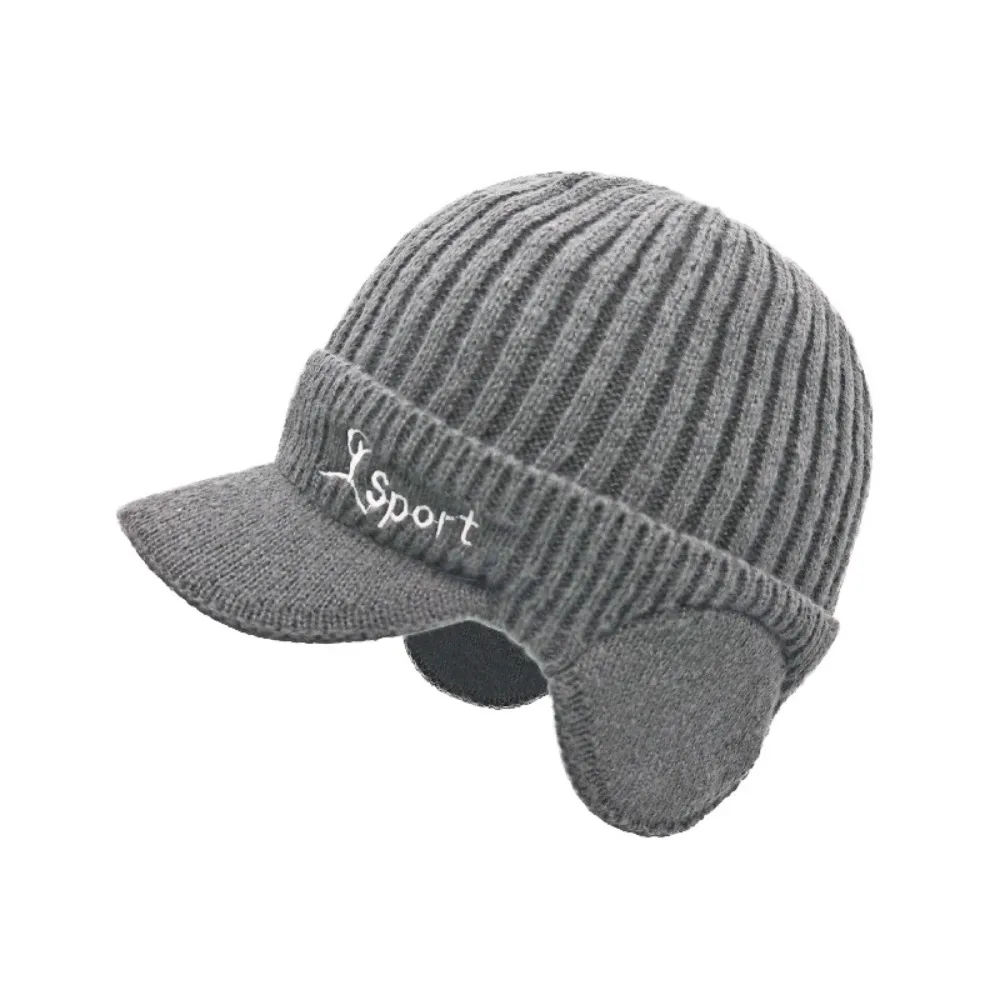 Simple Solid Color Woollen Ear Protection Cap Coldproof Warm Knitted Benines Hat Thickened Earflap Pullover Hat Streetwear
Simple Solid Color Woollen Ear Protection Cap Coldproof Warm Knitted Benines Hat Thickened Earflap Pullover Hat Streetwear