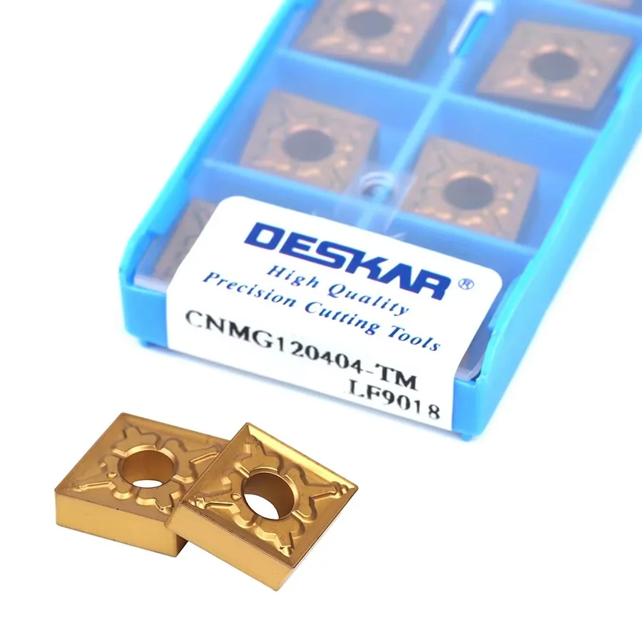 DESKAR CNMG120404 TM LF9018 CNMG120408 TM LF9018 Numerical Control Lathe Turning Insert Cutting Tool Processed Steel Parts Tool
DESKAR CNMG120404 TM LF9018 CNMG120408 TM LF9018 Numerical Control Lathe Turning Insert Cutting Tool Processed Steel Parts Tool