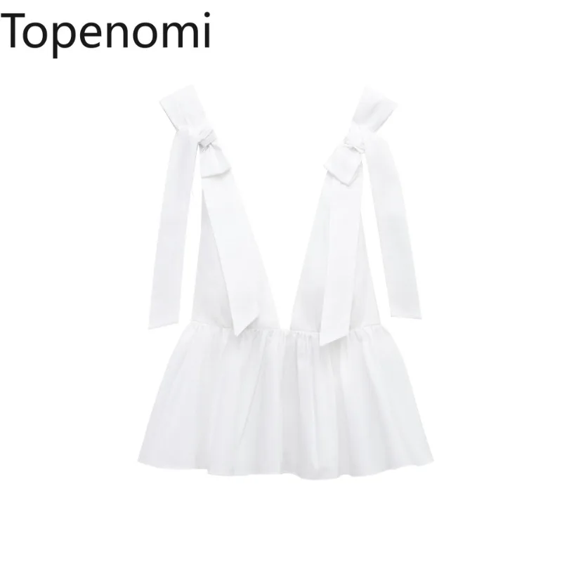Topenomi Y2k Tank Top Women Hotsweet Bow Strap Waist Pleated Short Vests Summer Sexy Backless Slim Sleeveless Solid Camis Tops
Topenomi Y2k Tank Top Women Hotsweet Bow Strap Waist Pleated Short Vests Summer Sexy Backless Slim Sleeveless Solid Camis Tops