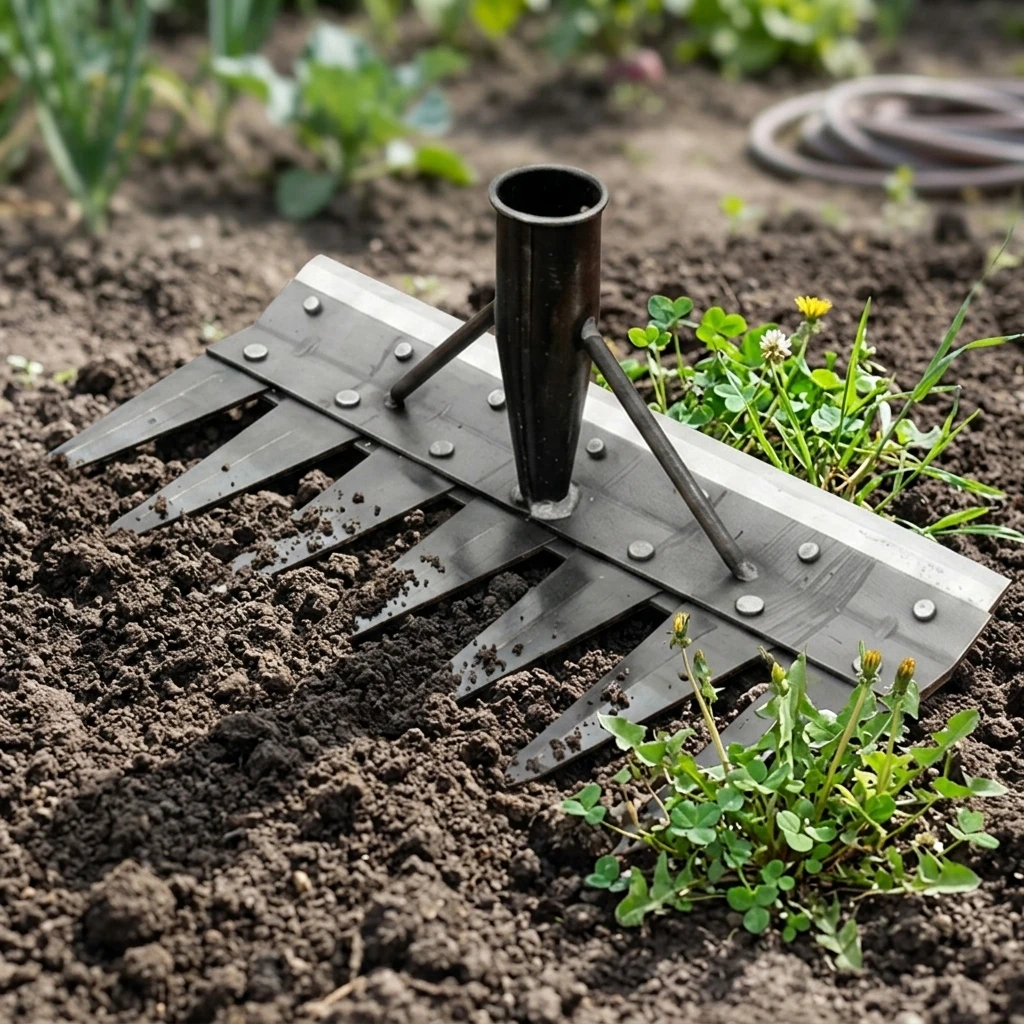 Detachable Dual-Use Rake Hoe for Weeding and Loosening Soil with Ergonomic Handle Suitable for Garden Farm
Detachable Dual-Use Rake Hoe for Weeding and Loosening Soil with Ergonomic Handle Suitable for Garden Farm