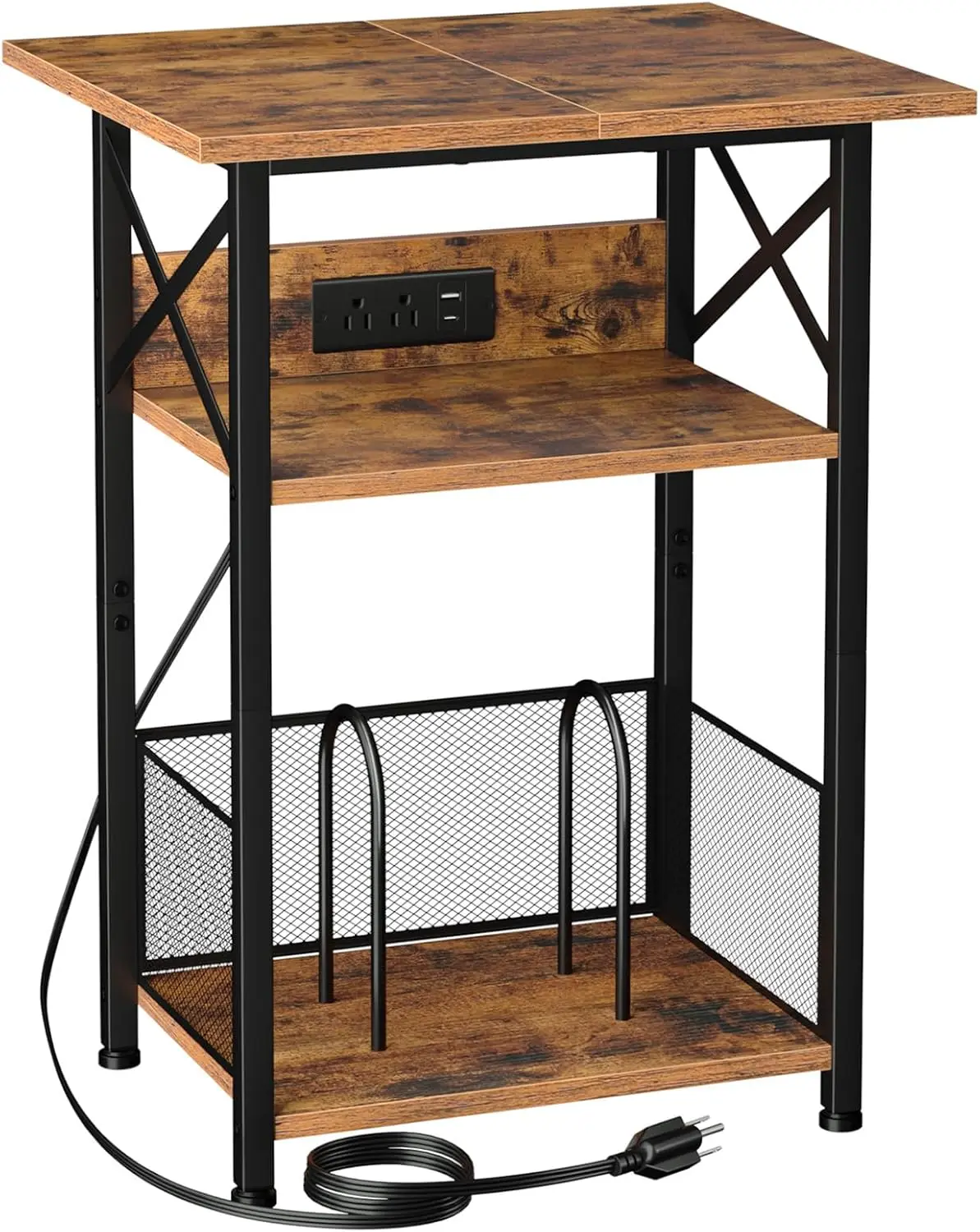 Record Player Stand with Charging Station, 3-Tier Turntable Table for Vinyl Storage, Holds 100 Albums, Brown
Record Player Stand with Charging Station, 3-Tier Turntable Table for Vinyl Storage, Holds 100 Albums, Brown