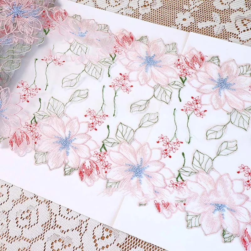 16Yards Bilateral Big Flower Floral Lace Trim For Clothing Accessory Dress Sewing Applique Costume Bra Lace Fabric
16Yards Bilateral Big Flower Floral Lace Trim For Clothing Accessory Dress Sewing Applique Costume Bra Lace Fabric