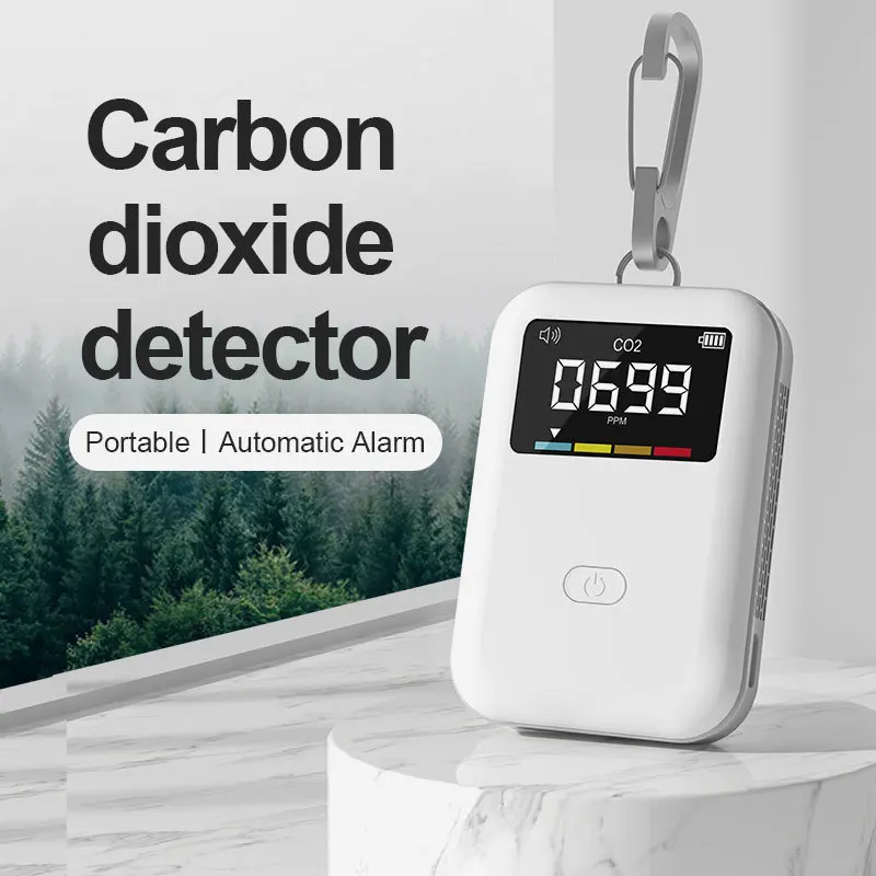 New Mini CO2 Detector With Alarm Sensor Air Quality Monitor Tester Gas Carbon Dioxide Detector Portable co2 Monitor
New Mini CO2 Detector With Alarm Sensor Air Quality Monitor Tester Gas Carbon Dioxide Detector Portable co2 Monitor
