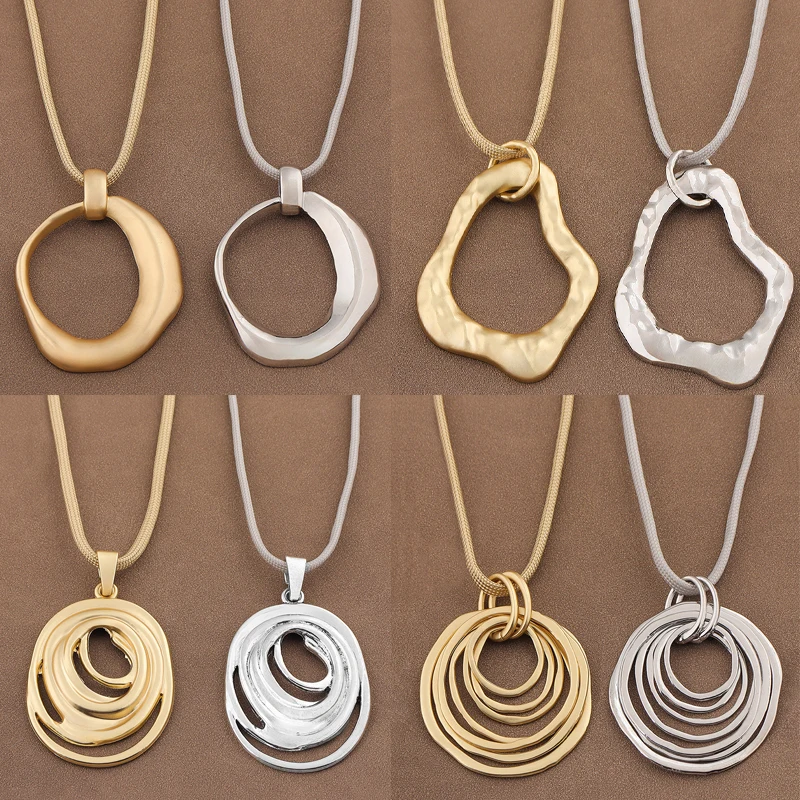 1 x Silver/Matte Gold Large Open Hollow Multi-Layer Asymmetrical Round Circle Pendant Rope Choker Necklace Daily Wear 18"+2"
1 x Silver/Matte Gold Large Open Hollow Multi-Layer Asymmetrical Round Circle Pendant Rope Choker Necklace Daily Wear 18"+2"