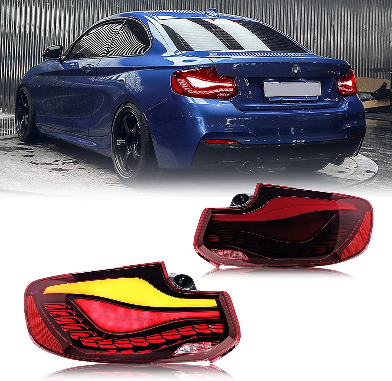 LED Tail Lights For BMW 2-Series M2 F22 F23 F87 2014-2019 Sequential Indicator Start Up Animation Rear Lamps
LED Tail Lights For BMW 2-Series M2 F22 F23 F87 2014-2019 Sequential Indicator Start Up Animation Rear Lamps