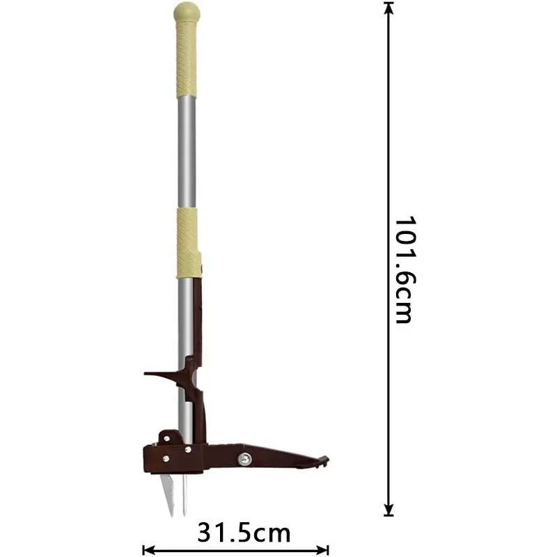 Long Handle Stand-Up Weed Puller, 4 Claws Foot Pedal Manual Root Remover Labor Saving Garden Weeding Tool
Long Handle Stand-Up Weed Puller, 4 Claws Foot Pedal Manual Root Remover Labor Saving Garden Weeding Tool