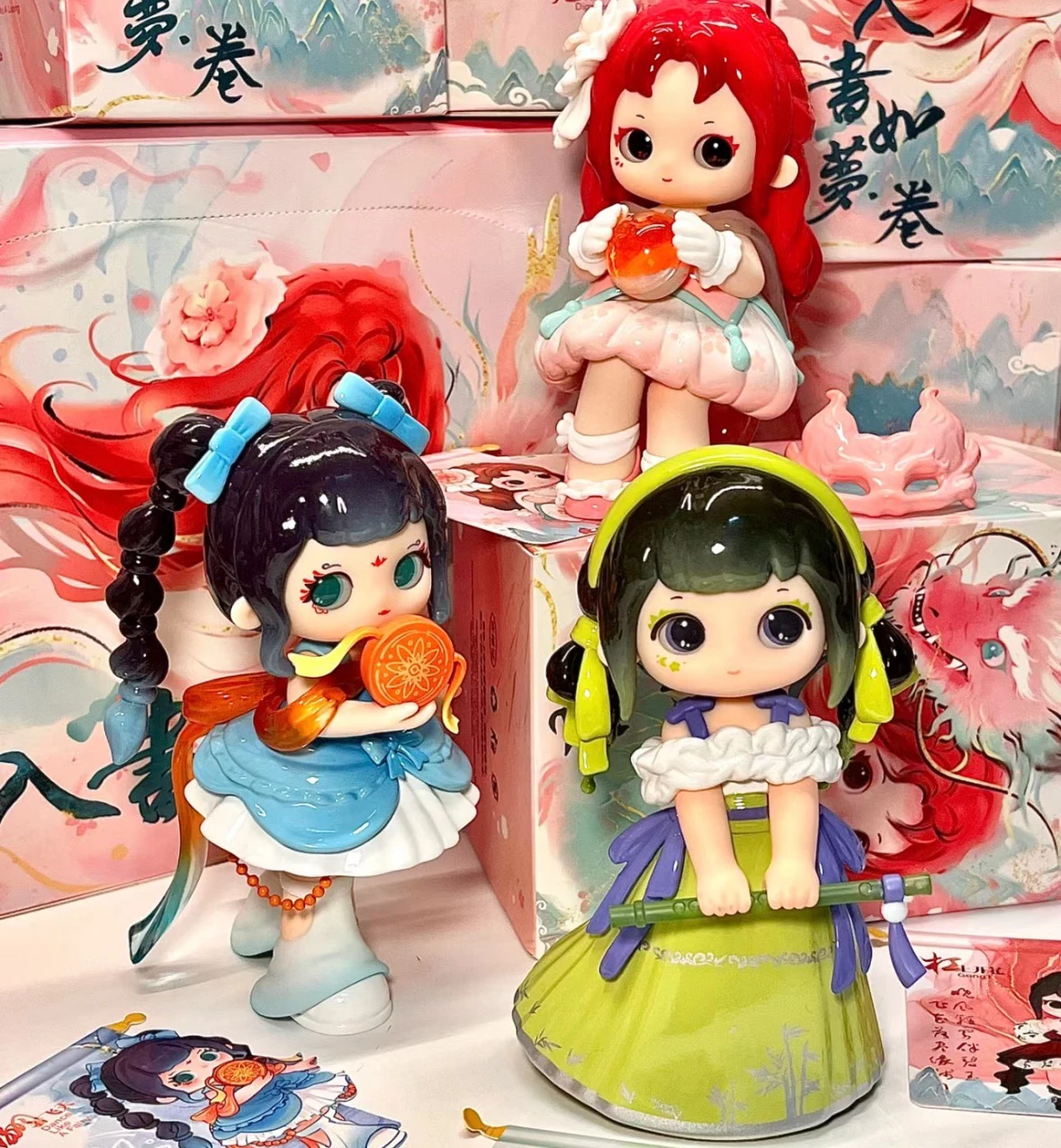 Authentic and Pear Fourth Generation Painting Dream Like Chinese Style Series Blind Box Handmade Girl Surprise Gift
Authentic and Pear Fourth Generation Painting Dream Like Chinese Style Series Blind Box Handmade Girl Surprise Gift
