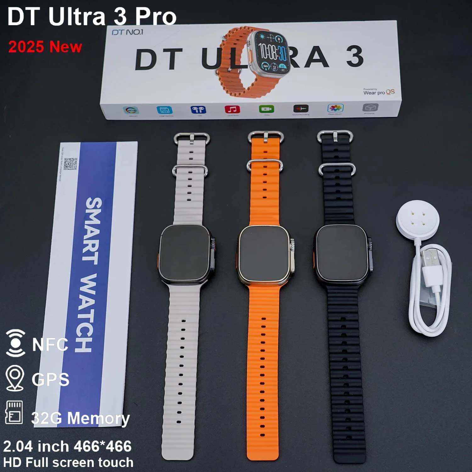 2025Новые GPS DT Ultra 3 Смарт-часы 4 ГБ ПЗУ AMOLED Локальный музыкальный альбом TWS NFC ChatGPT Компас Мужчины Женщины Смарт-часы Для Android Ios
2025Новые GPS DT Ultra 3 Смарт-часы 4 ГБ ПЗУ AMOLED Локальный музыкальный альбом TWS NFC ChatGPT Компас Мужчины Женщины Смарт-часы Для Android Ios