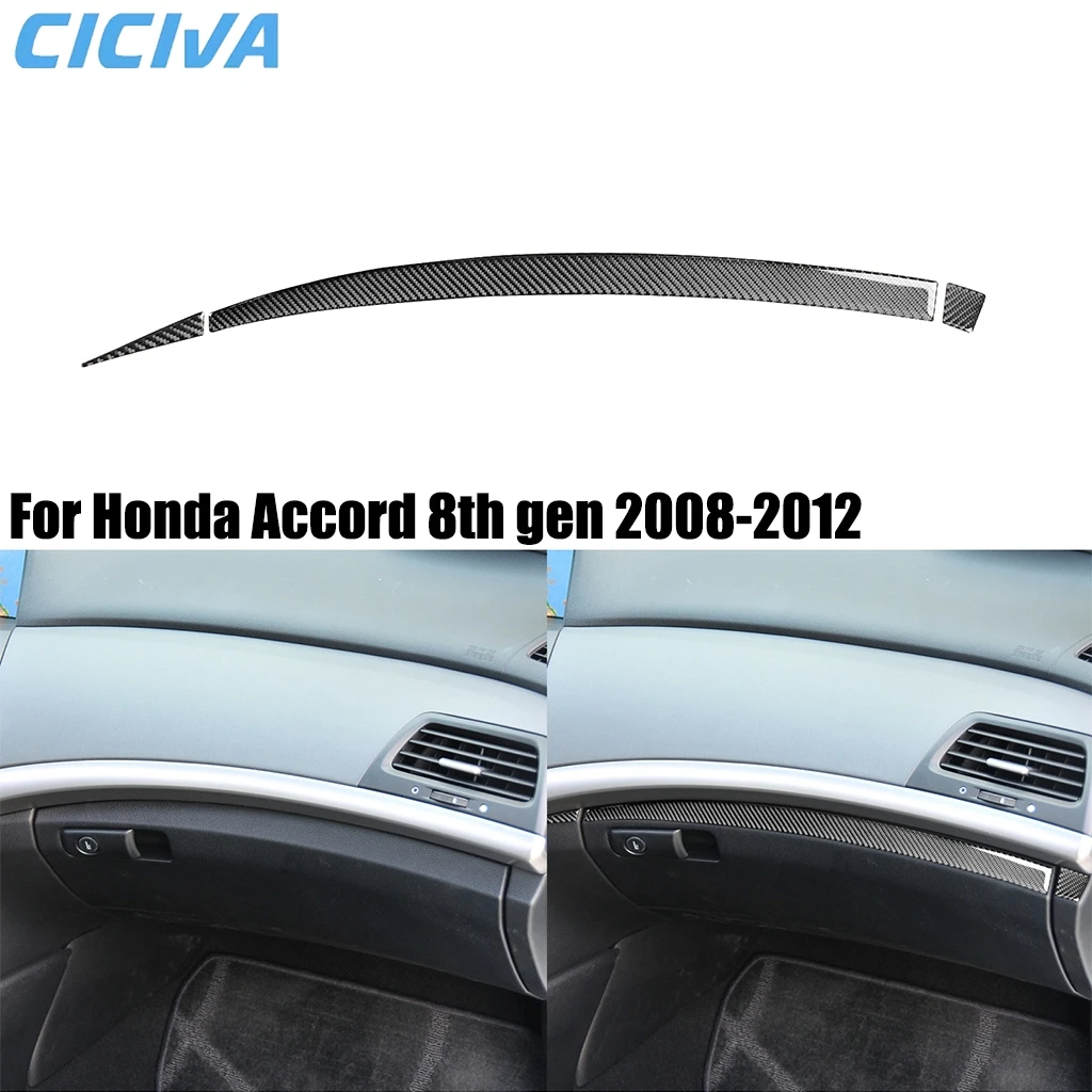 For Honda Accord 8th Gen 2008-2012 Carbon Fiber Co-pilot Dashboard Storage Car Accessories Interior Cover Sticker Auto Trim
For Honda Accord 8th Gen 2008-2012 Carbon Fiber Co-pilot Dashboard Storage Car Accessories Interior Cover Sticker Auto Trim