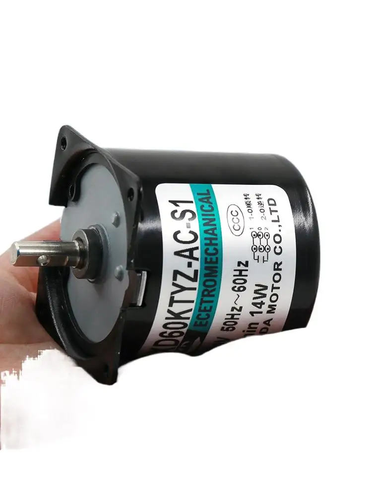 60KTYZ Permanent Magnet AC Synchronous Motor High Torque two-way Controllable Gear Reducer Motor Miniature Motor
60KTYZ Permanent Magnet AC Synchronous Motor High Torque two-way Controllable Gear Reducer Motor Miniature Motor
