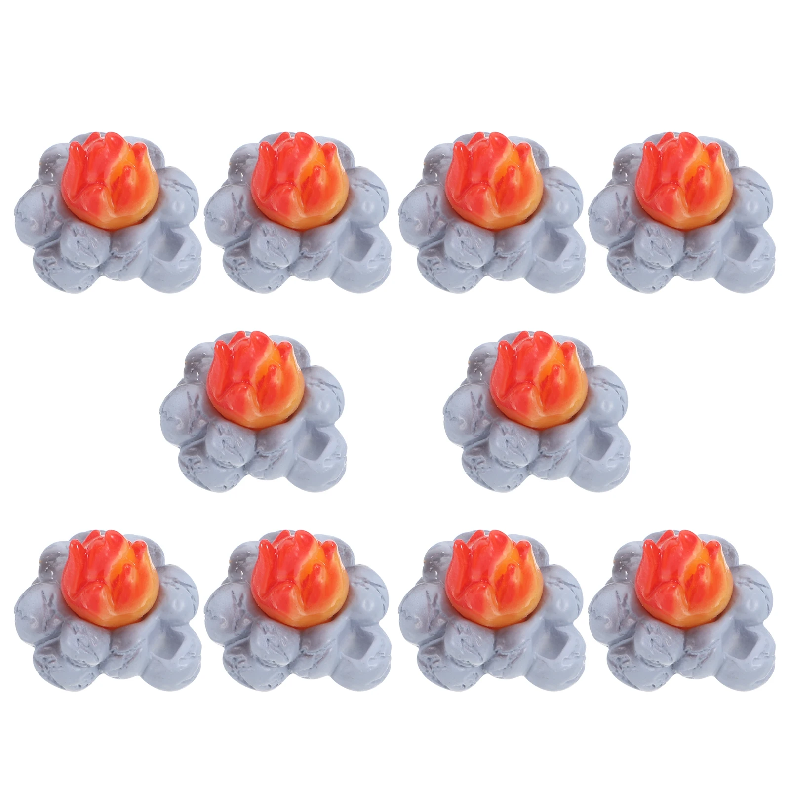 10 Pcs Resin Campfire Decoration Miniature Bonfire nament for Dollhouse Garden Pot Craft Landscape Pretend Play Fire Fake
10 Pcs Resin Campfire Decoration Miniature Bonfire nament for Dollhouse Garden Pot Craft Landscape Pretend Play Fire Fake