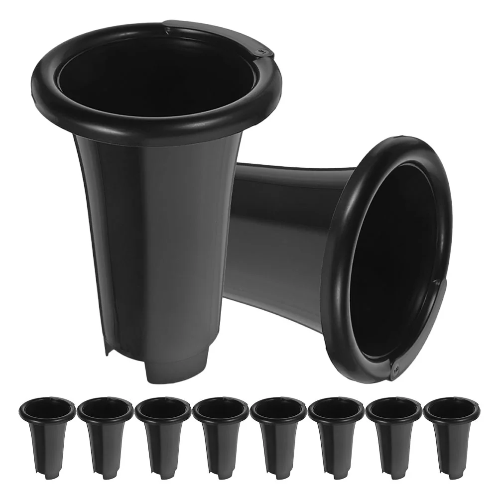 10 Pcs Black chid Pot Set Thickened Ventilated Drainage Containers 148mm x 205mm Plastic Nursery Pots for Succulents
10 Pcs Black chid Pot Set Thickened Ventilated Drainage Containers 148mm x 205mm Plastic Nursery Pots for Succulents