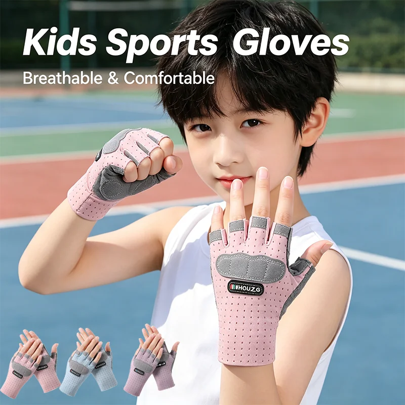 Children Sport Gloves Half Finger Breathable Shock Absorbing Cycling Exercise Gloves Kids Anti Slip Training Outdoor Gloves
Children Sport Gloves Half Finger Breathable Shock Absorbing Cycling Exercise Gloves Kids Anti Slip Training Outdoor Gloves
