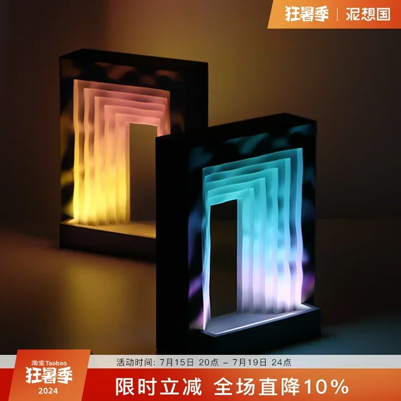 Nixiangguo original Haimen night light design aurora sunset bedroom background atmosphere birthday wedding engagement gift
Nixiangguo original Haimen night light design aurora sunset bedroom background atmosphere birthday wedding engagement gift