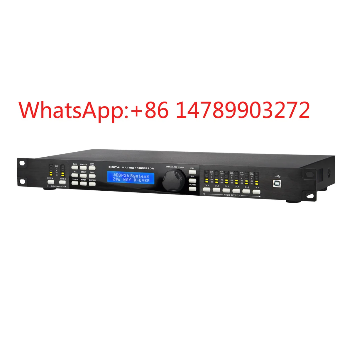 Dynamic Balance 4In8Out DSP Processor Professional Stage Sound System Audio Equipment
Dynamic Balance 4In8Out DSP Processor Professional Stage Sound System Audio Equipment