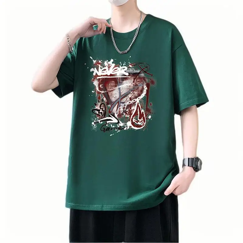 NF&ZG Short-sleeved T-shirts, large-size pure cotton tops, unisex styles, summer 2025 new loose T-shirts, trendy
NF&ZG Short-sleeved T-shirts, large-size pure cotton tops, unisex styles, summer 2025 new loose T-shirts, trendy