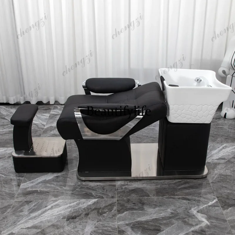 Z138 Home Hair Salon Shampoo Chair Comfort Barber Bed Hairdressing Shampoo Chair Simplicity U Leather Furniture Wasbed
Z138 Home Hair Salon Shampoo Chair Comfort Barber Bed Hairdressing Shampoo Chair Simplicity U Leather Furniture Wasbed