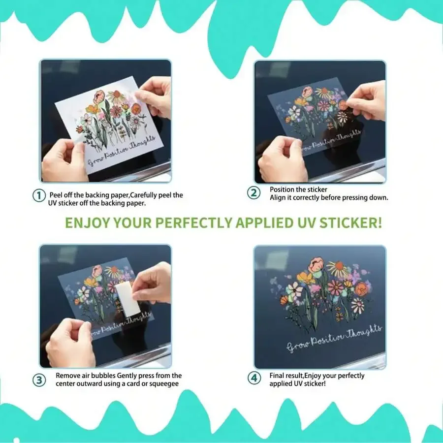 Colorful Floral UV Car Sticker Vinyl Decal For Window Bumper Automotive Decoration
Colorful Floral UV Car Sticker Vinyl Decal For Window Bumper Automotive Decoration