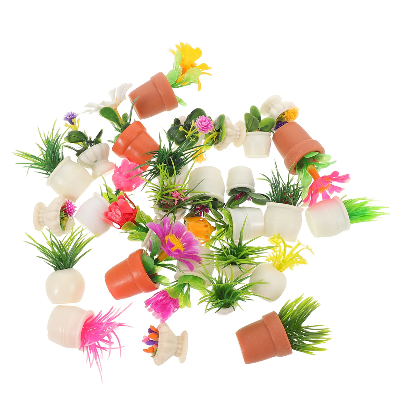 28Pcs Miniature Resin Bonsai Pots for Dollhouse Garden Decor Tiny Fake Greenery Plants House Plant Ornaments Indoor Desktop
28Pcs Miniature Resin Bonsai Pots for Dollhouse Garden Decor Tiny Fake Greenery Plants House Plant Ornaments Indoor Desktop