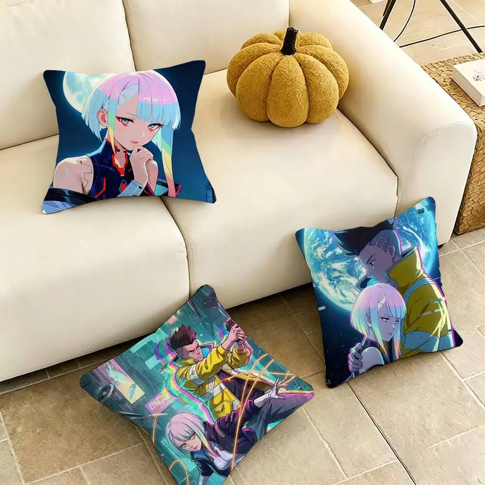 Cyberpunk E-Edgerunners-S Square Double-Sided printed Pillow Case Bedroom Bedside Pillow Sofa Cushion Cover Gift
Cyberpunk E-Edgerunners-S Square Double-Sided printed Pillow Case Bedroom Bedside Pillow Sofa Cushion Cover Gift