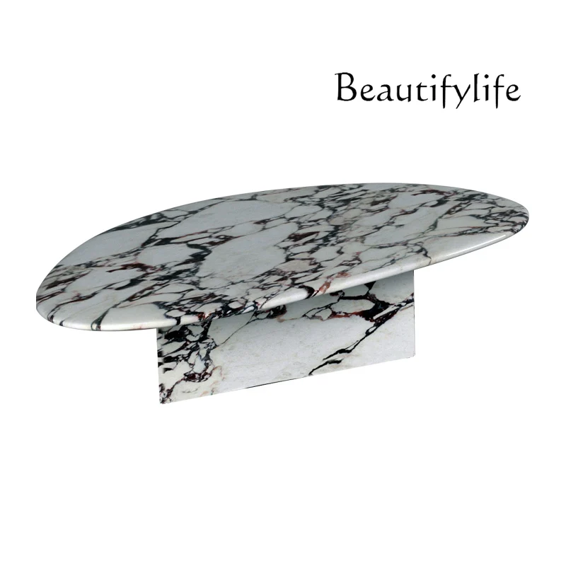 Marble coffee table household small apartment round modern minimalist designer living room creative minimalist side table
Marble coffee table household small apartment round modern minimalist designer living room creative minimalist side table