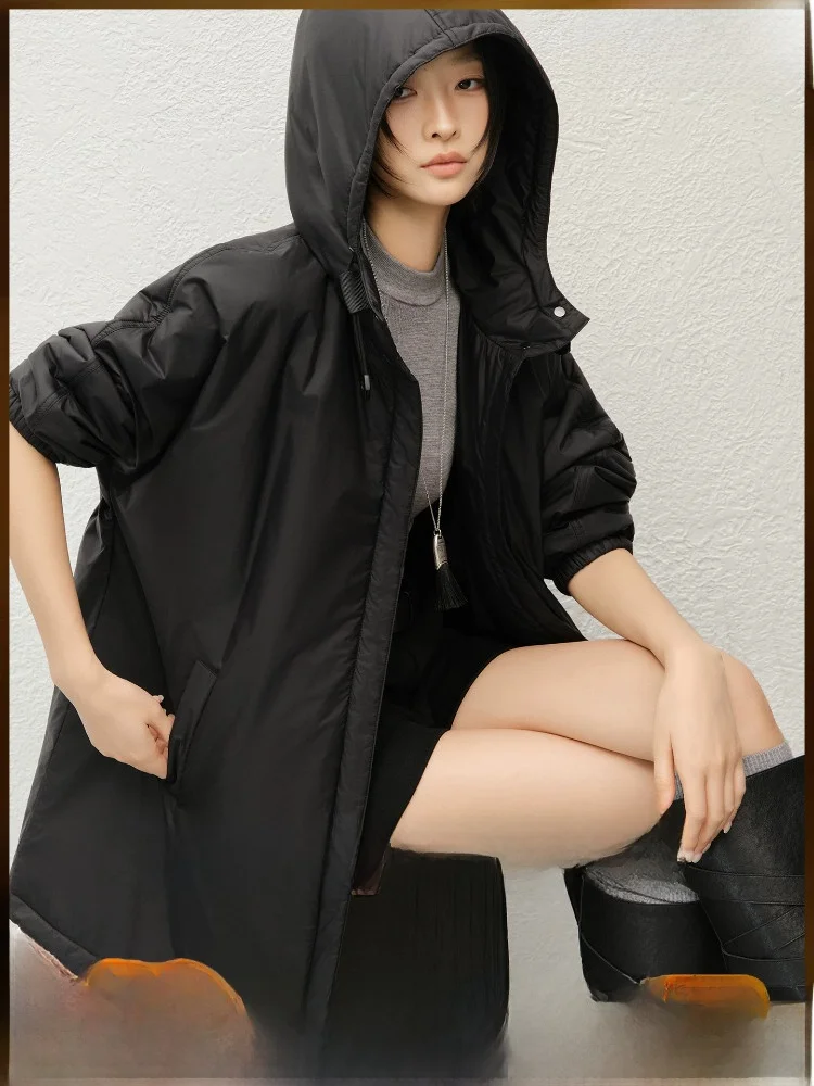 Meiyang Comfortable Six Cotton Jacket Nylon Water-Resistant Hooded Coat Drawstring Women's Casual Outerwear Polyester
Meiyang Comfortable Six Cotton Jacket Nylon Water-Resistant Hooded Coat Drawstring Women's Casual Outerwear Polyester