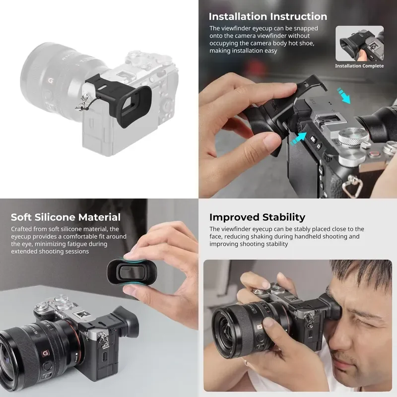 【CHIMU HOME】Soft Silicone Viewfinder Eyecup With Mini Lanyard Fit Alpha 7C II Alpha 7CR Camera
【CHIMU HOME】Soft Silicone Viewfinder Eyecup With Mini Lanyard Fit Alpha 7C II Alpha 7CR Camera