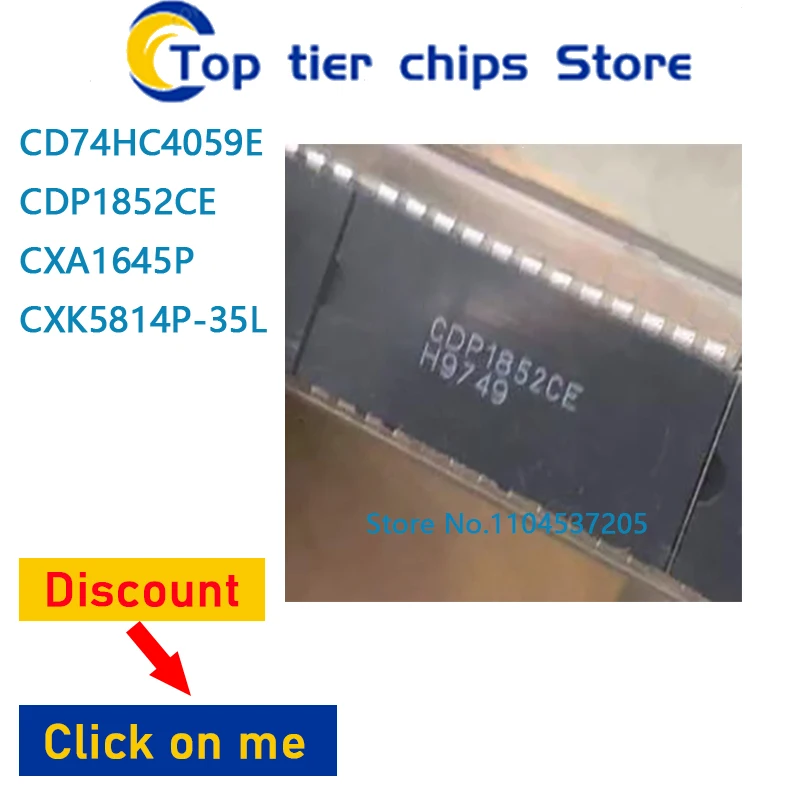 10 шт. ~ 5 шт./лот CD74HC4059E CDP1852CE CXA1645P CXK5814P-35L DIP24 100% НОВЫЕ
10 шт. ~ 5 шт./лот CD74HC4059E CDP1852CE CXA1645P CXK5814P-35L DIP24 100% НОВЫЕ