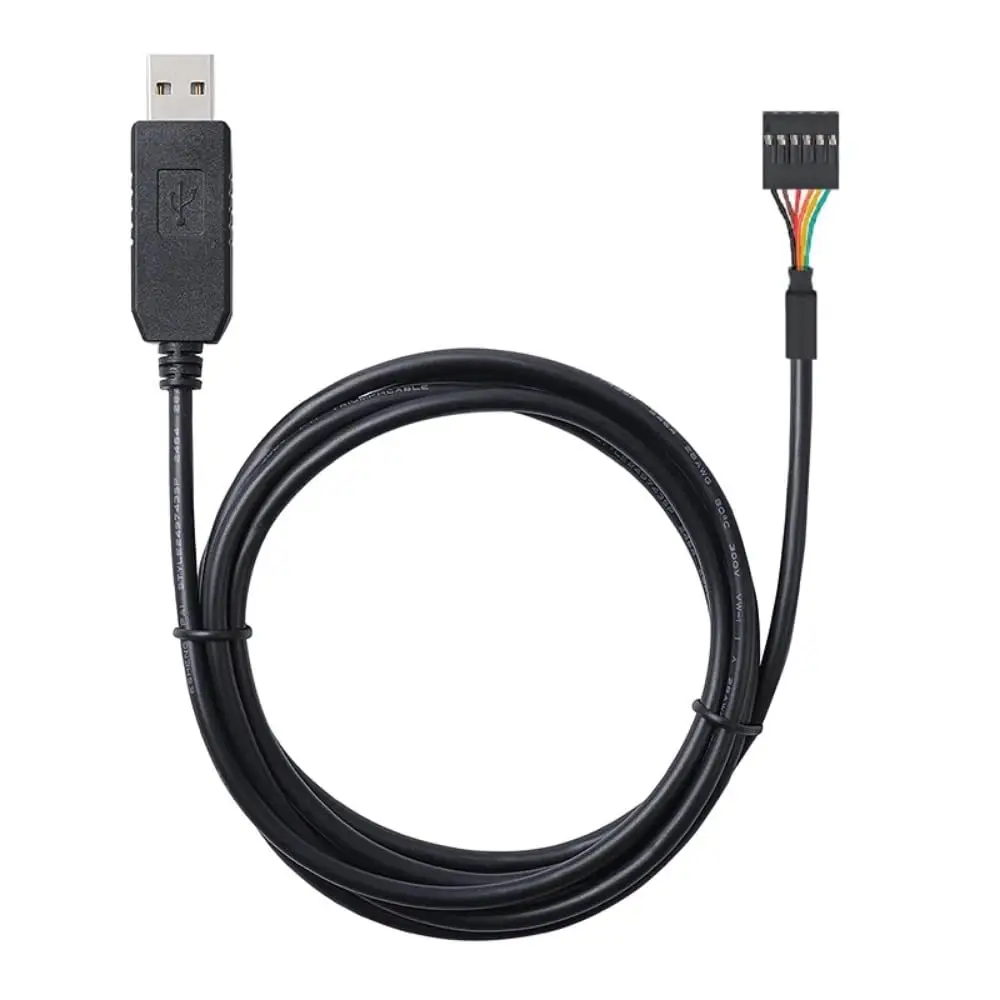JavicTech USB to Serial TTL-232R-3V3 UART Converter Cable Level UART Signals, Compatible with Windows Linux MAC OS,FT232 Chipset
JavicTech USB to Serial TTL-232R-3V3 UART Converter Cable Level UART Signals, Compatible with Windows Linux MAC OS,FT232 Chipset