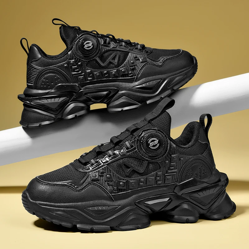 Мужская высококачественная спортивная повседневная обувь с поворотными пуговицами, четырехсезонные уличные кроссовки на толстой подошве, модные студенческие кроссовки
Мужская высококачественная спортивная повседневная обувь с поворотными пуговицами, четырехсезонные уличные кроссовки на толстой подошве, модные студенческие кроссовки