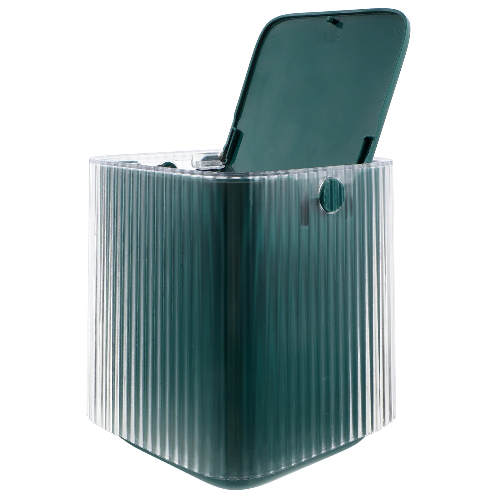 Mini Trash Can for Desk Bedroom Tabletop Compact Modern Appearance Versatile Use Lid Tissues Cotton Swabs Makeup Sponges
Mini Trash Can for Desk Bedroom Tabletop Compact Modern Appearance Versatile Use Lid Tissues Cotton Swabs Makeup Sponges