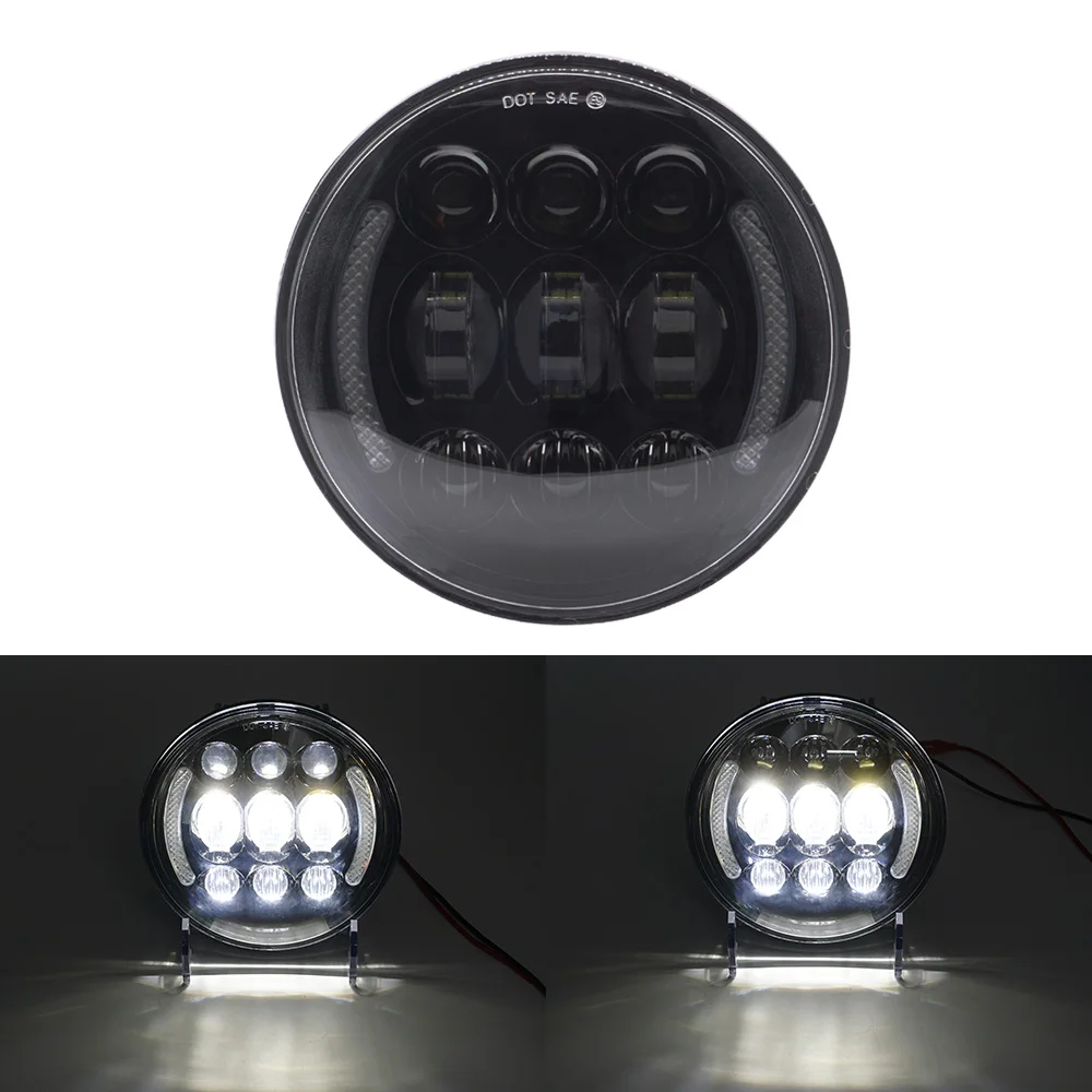 5.75 inch Led headlight halo Ring white DRL Angel eye For Dy-na Sportster Softail 5 3/4"LED Motorcycle Headlight
5.75 inch Led headlight halo Ring white DRL Angel eye For Dy-na Sportster Softail 5 3/4"LED Motorcycle Headlight