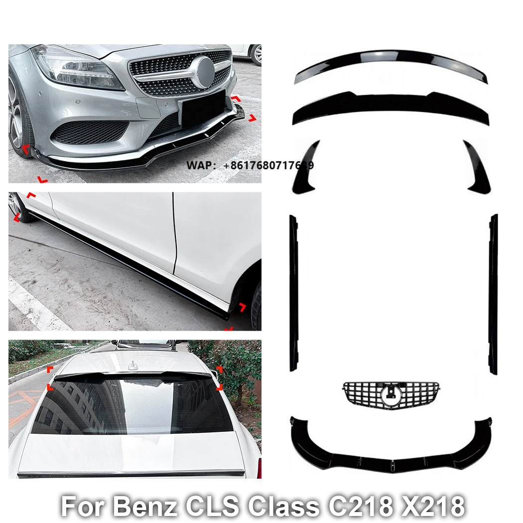 AMP-Z Car Body Kit for Benz CLS Class C218 X218 Front Rear Bumper Lip Spliter Side Skirt Rear Wing Spoiler Diffuser
AMP-Z Car Body Kit for Benz CLS Class C218 X218 Front Rear Bumper Lip Spliter Side Skirt Rear Wing Spoiler Diffuser