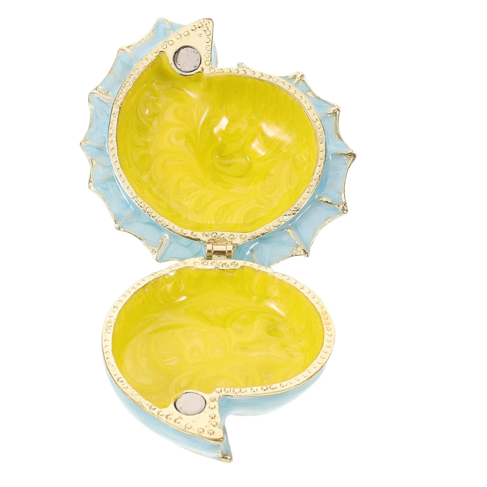 Enameled Conch Shell Jewelry Box Ocean Themed Seashell Trinket Box for Necklaces Rings Keepsakes Coastal Home Decor 3 Inch
Enameled Conch Shell Jewelry Box Ocean Themed Seashell Trinket Box for Necklaces Rings Keepsakes Coastal Home Decor 3 Inch