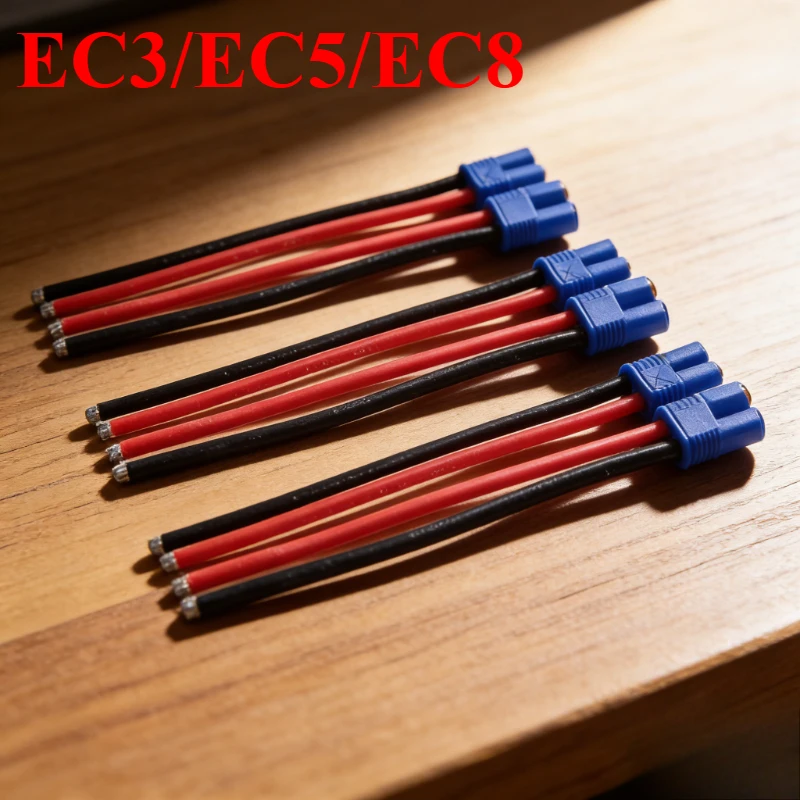 EC5 EC8 14/10/8AWG EC3 Male Female Connector Emergency Starting Power Bullet Banana Plug Cable for RC Battery Toys Pigtail Wire
EC5 EC8 14/10/8AWG EC3 Male Female Connector Emergency Starting Power Bullet Banana Plug Cable for RC Battery Toys Pigtail Wire