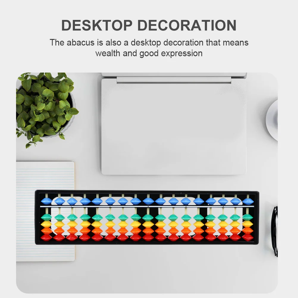 2Pcs Plastic Abacus 17 Rods Colorful Beads Counting Tool Hand Coordination Learning Aid for School Office
2Pcs Plastic Abacus 17 Rods Colorful Beads Counting Tool Hand Coordination Learning Aid for School Office