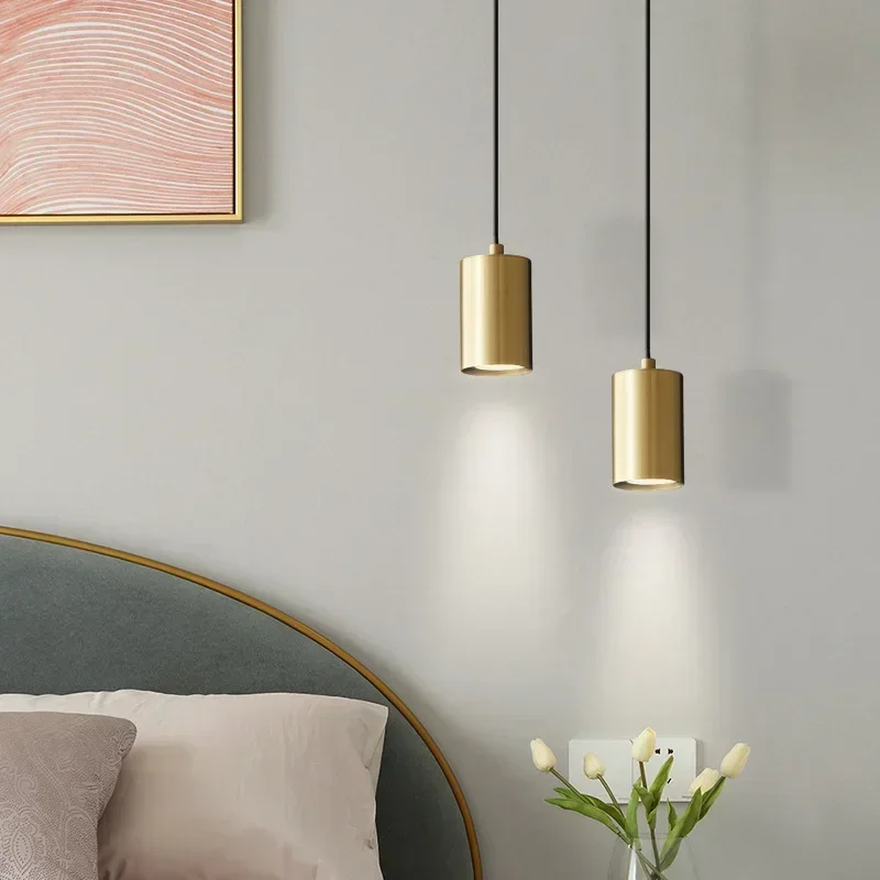 Minimalist Cylindrical LED Pendant Light Bedside Spotlight Chandelier Copper Hanging Lamp for Bedroom Living Dining Room Kitchen
Minimalist Cylindrical LED Pendant Light Bedside Spotlight Chandelier Copper Hanging Lamp for Bedroom Living Dining Room Kitchen