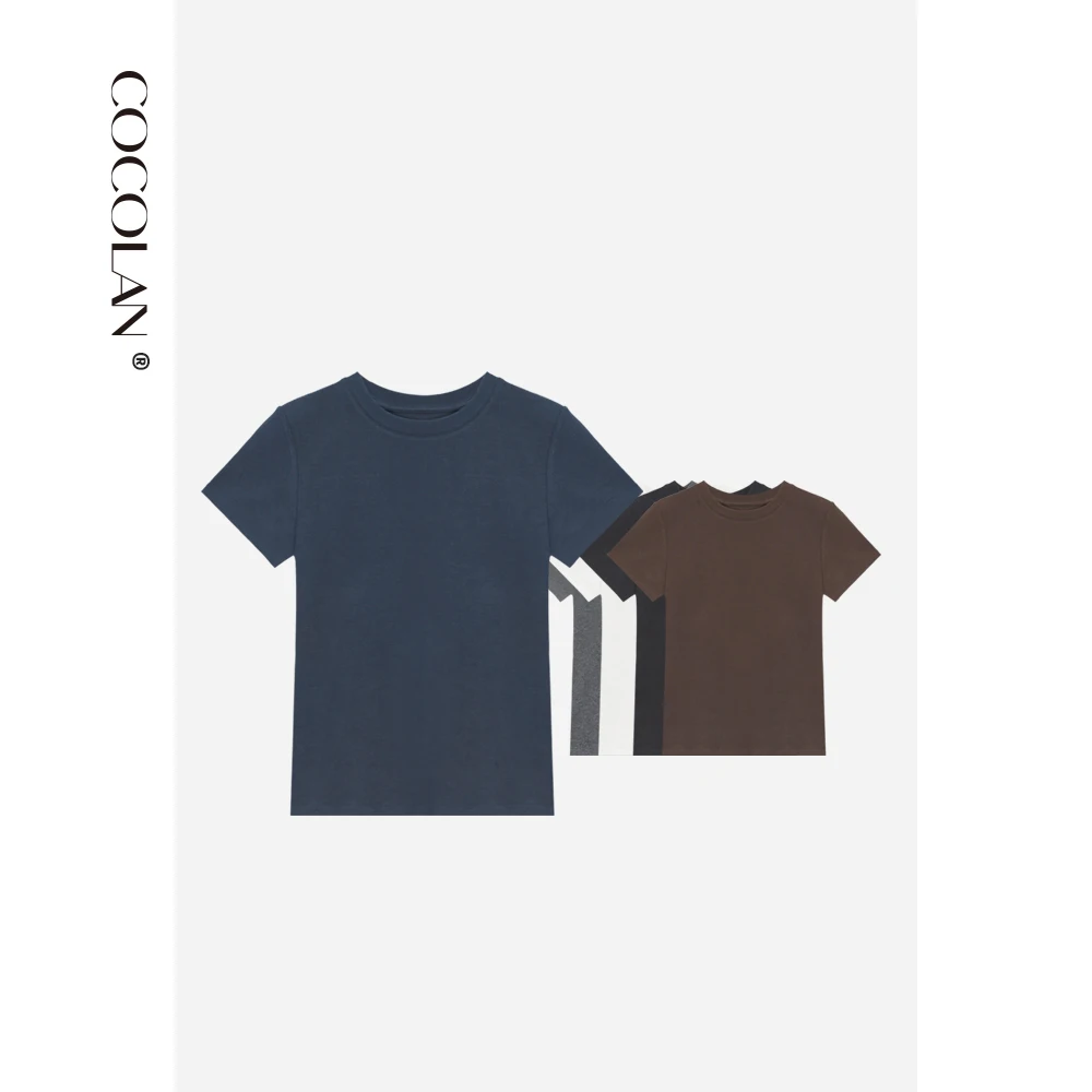 Pure Color round Neck Short Sleeve Women's T-shirt Shoulder Width Regular Fit Commute Style CL6TX0708 Autumn New Arrival
Pure Color round Neck Short Sleeve Women's T-shirt Shoulder Width Regular Fit Commute Style CL6TX0708 Autumn New Arrival