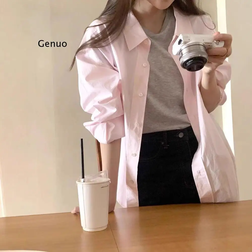 2026 New Womens French Style Long Sleeve Button Down Shirt Oversized Casual Loose Blouse for Ladies
2026 New Womens French Style Long Sleeve Button Down Shirt Oversized Casual Loose Blouse for Ladies