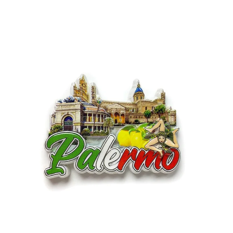 Cute Fridge Magnets for Home Decor: Palermo, Italy, Europe - Featuring Palermo Cathedral, Lemons & a Figure
Cute Fridge Magnets for Home Decor: Palermo, Italy, Europe - Featuring Palermo Cathedral, Lemons & a Figure