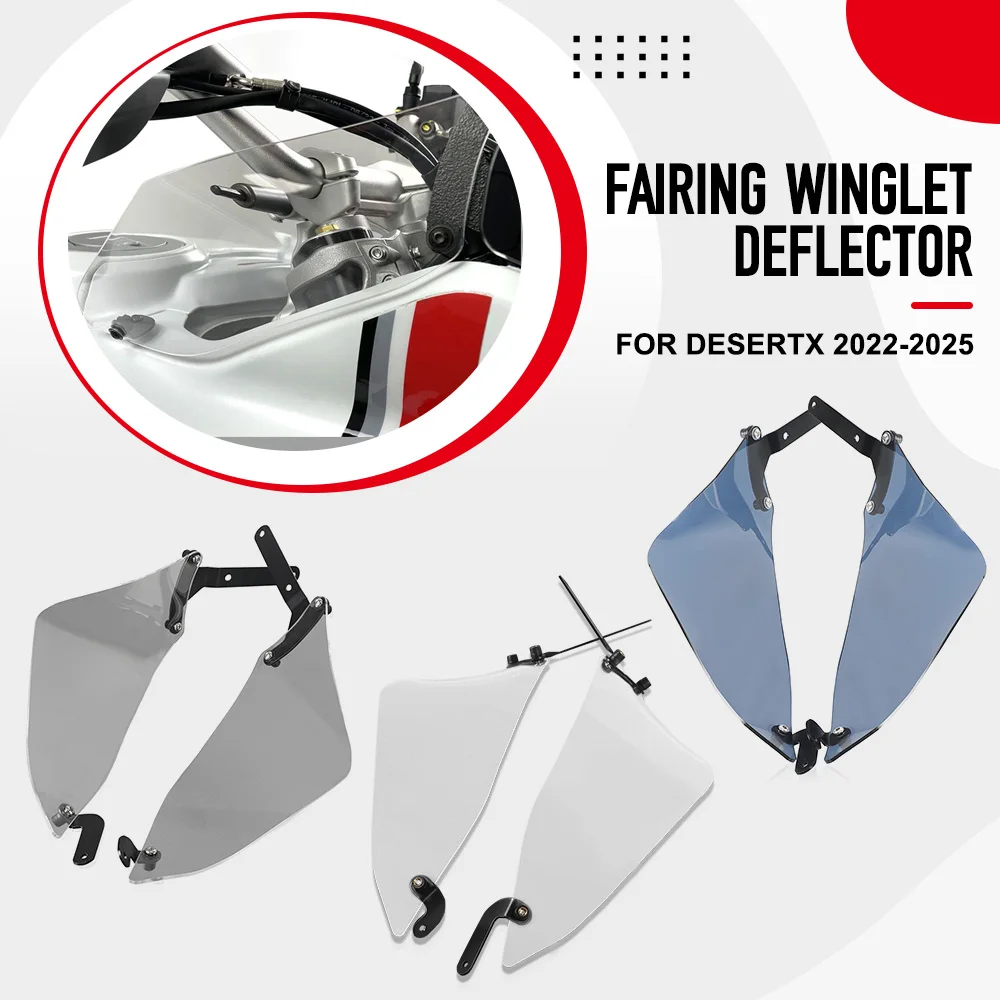 For Ducati DesertX 2022 2023 2024 2025 Motorcycle Side Windshield Windscreen Panel Wind Deflector Weather Protecter Desert-X
For Ducati DesertX 2022 2023 2024 2025 Motorcycle Side Windshield Windscreen Panel Wind Deflector Weather Protecter Desert-X
