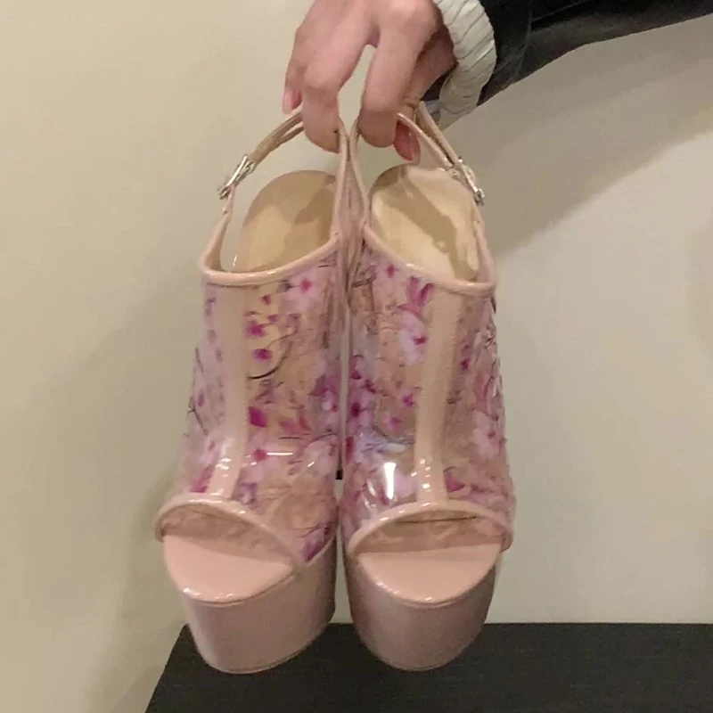 Eilyken Street Style PVC Transparent Stiletto High Heels Women Sandals Fashion Platform Open Toe Buckle Strap Banquet Shoes
Eilyken Street Style PVC Transparent Stiletto High Heels Women Sandals Fashion Platform Open Toe Buckle Strap Banquet Shoes